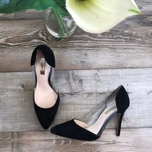 INC Suede Clear Heels | 9
